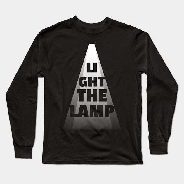 Light the lamp in white spotlight Long Sleeve T-Shirt by hakim91